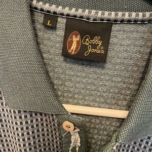 Bobby Jones Men's Blue Polo Shirt Size L